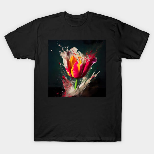 Tulips T-Shirt by Flowers Art by PhotoCreationXP